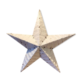 Amish white star 56cm