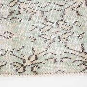 3x9 Shades Of Light Green & Black Vintage Runner Rug, 81x275Cm