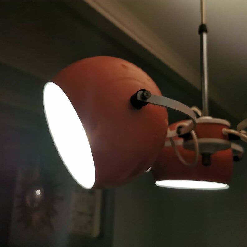 Vintage orange 70s suspension