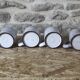 Set of 4 ceramic mugs Grandjean-Jourdan Vallauris 70s
