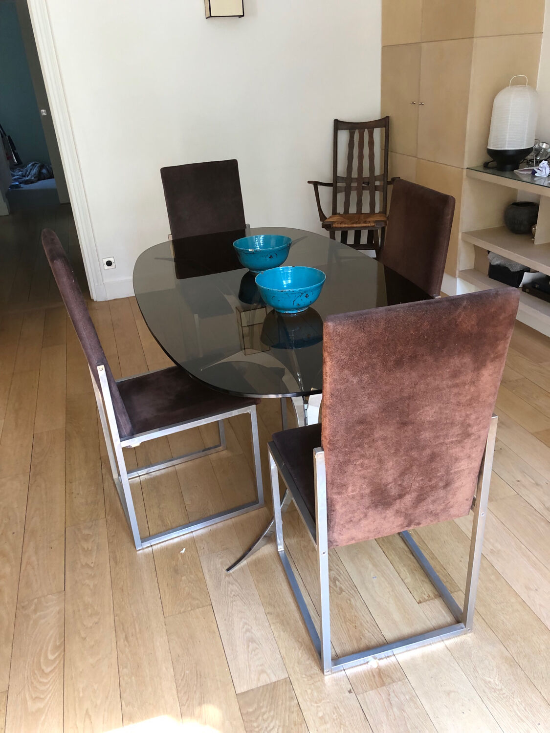 Set de 4 chaises vintage 70s