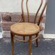 Vintage curved wooden bistro chair