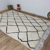 Handmade Moroccan Berber rug beni ouarain 317 X 184 CM