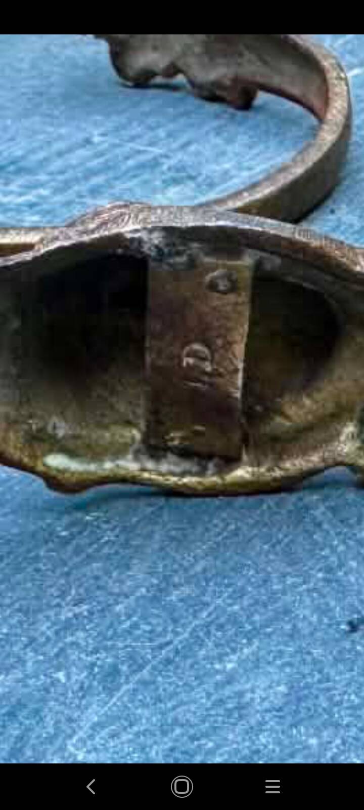 Pair of bronze putti coat hooks signed Art Nouveau period