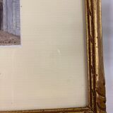 Old painting, landscape of Provence, Hyères, signed, early XX century