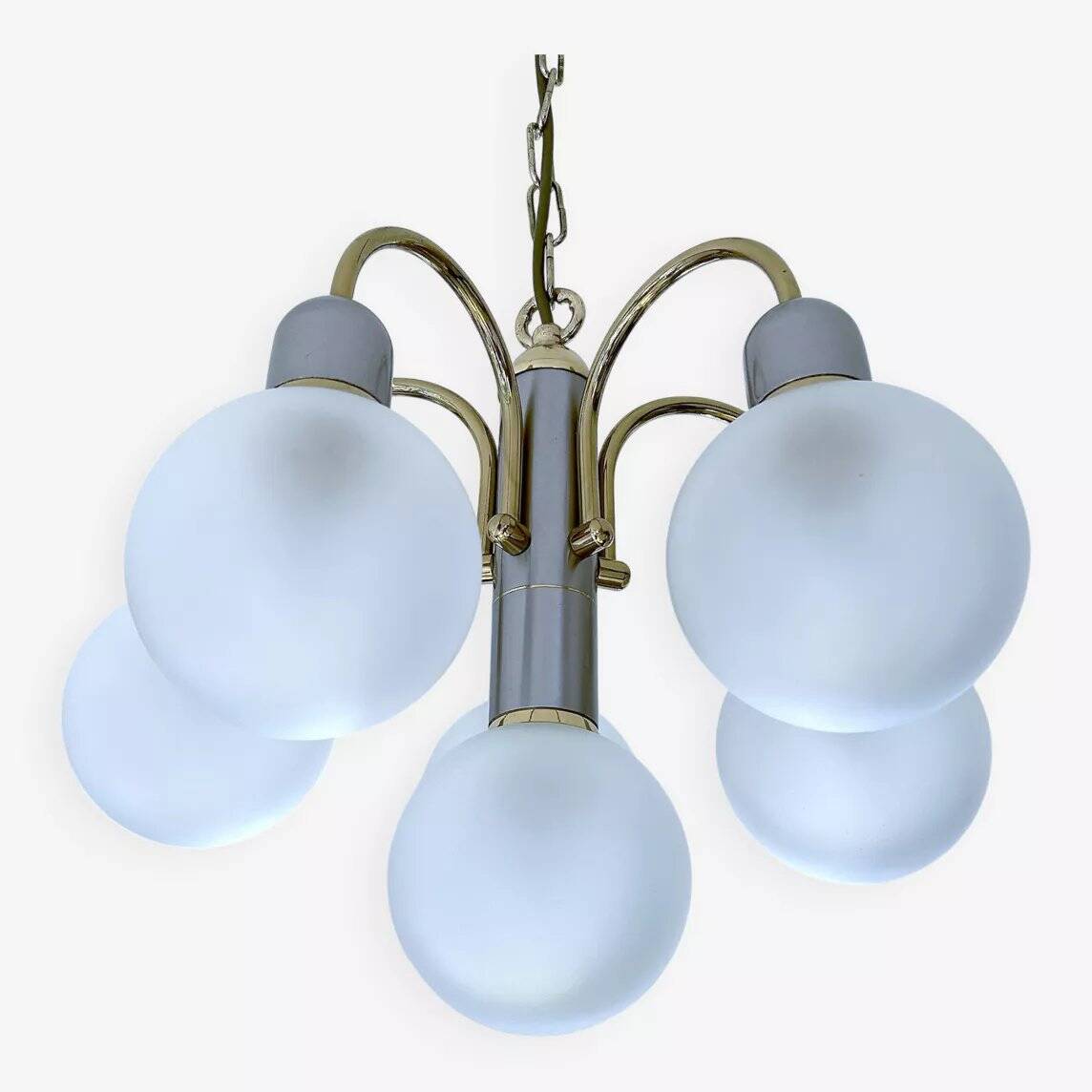 Lustre vintage de l'ère spatiale, années 1970