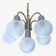 Vintage Space Age Pendant Light, 1970s