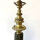 Large CARCEL Lamp in Gilded Bronze & Brass, Early 1800s Empire France