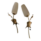 Pair of 50s sconces