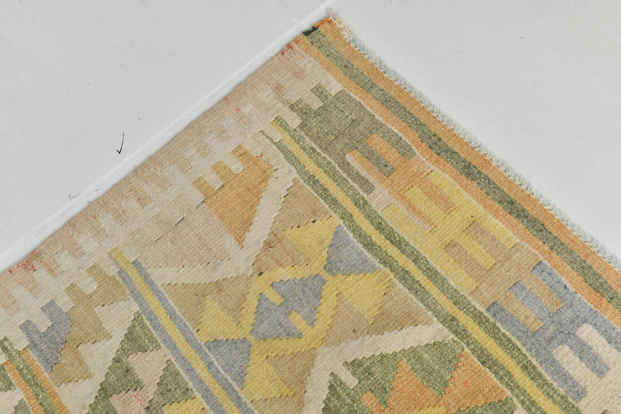 Tapis Kilim Vintage Laine Fait Main, Bohème, Motifs Géométriques, 149X247Cm