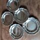 Set of 5 metal coasters