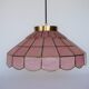 Suspension vintage en nacre rose