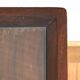 art deco style Drawer or nightstands in walnut veneer and copper by Baker