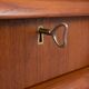 Danish mid-century teak dresser with four drawers, 1960s