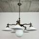 Large cubist chandelier