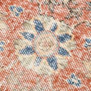 5x9 Pale Red & Blue Shabby Chic Vintage Turkish Rug, 151x259Cm SK5619