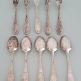 Set of 10 pieces (5 people) - Ercuis Goldsmiths