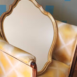 Gilded wooden mirror 71 cm