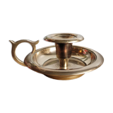 Brass cellar rat candle holder