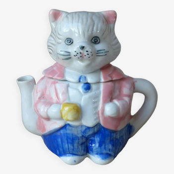 Théière chat en céramique