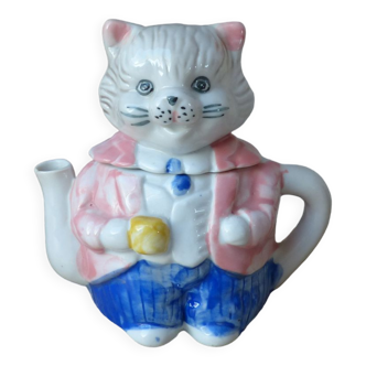 Théière chat en céramique