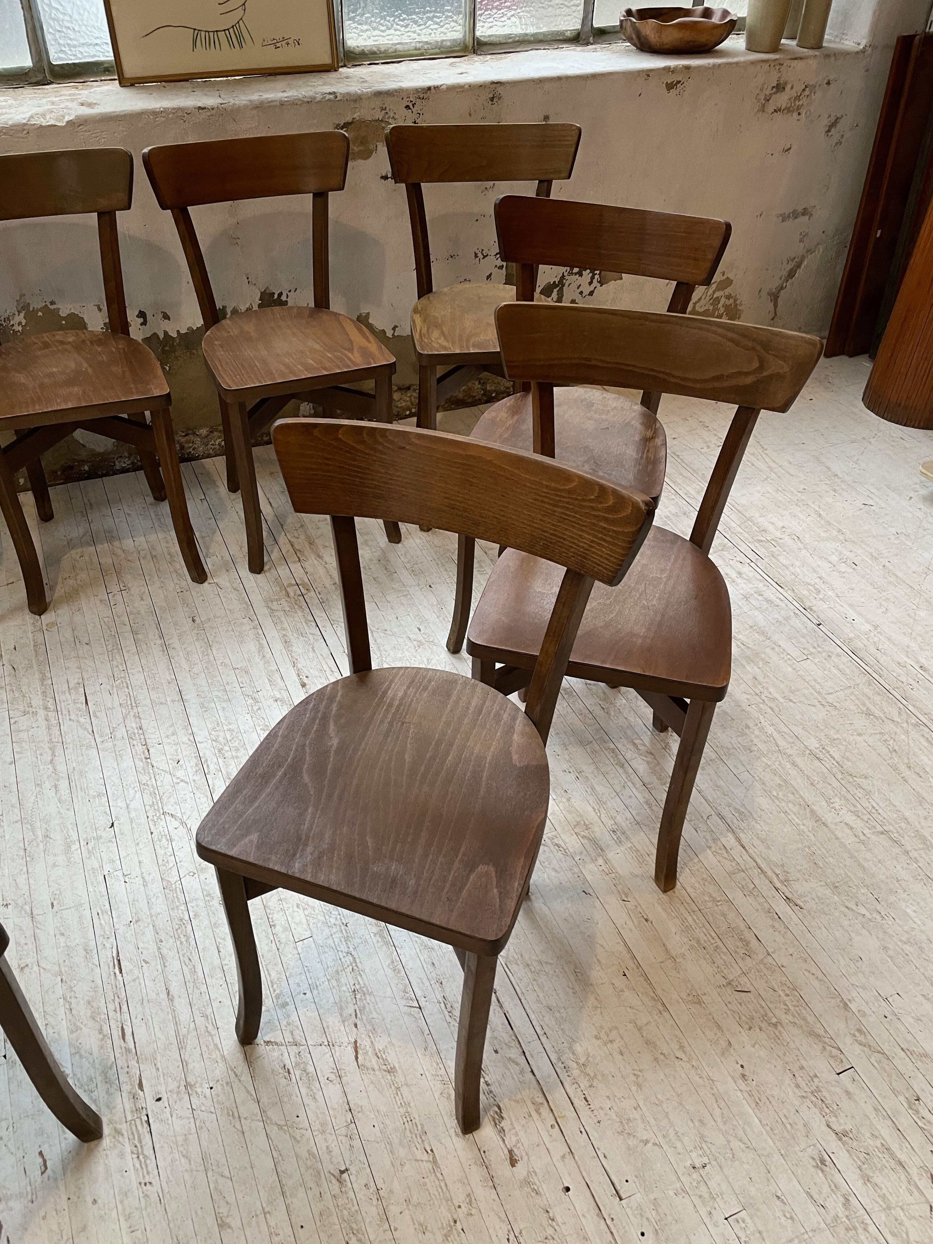 12 Baumann bistro chairs