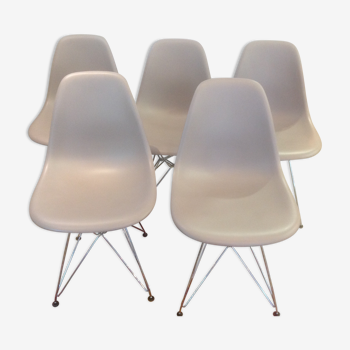 Lot of 5 chairs Eames Vitra edition