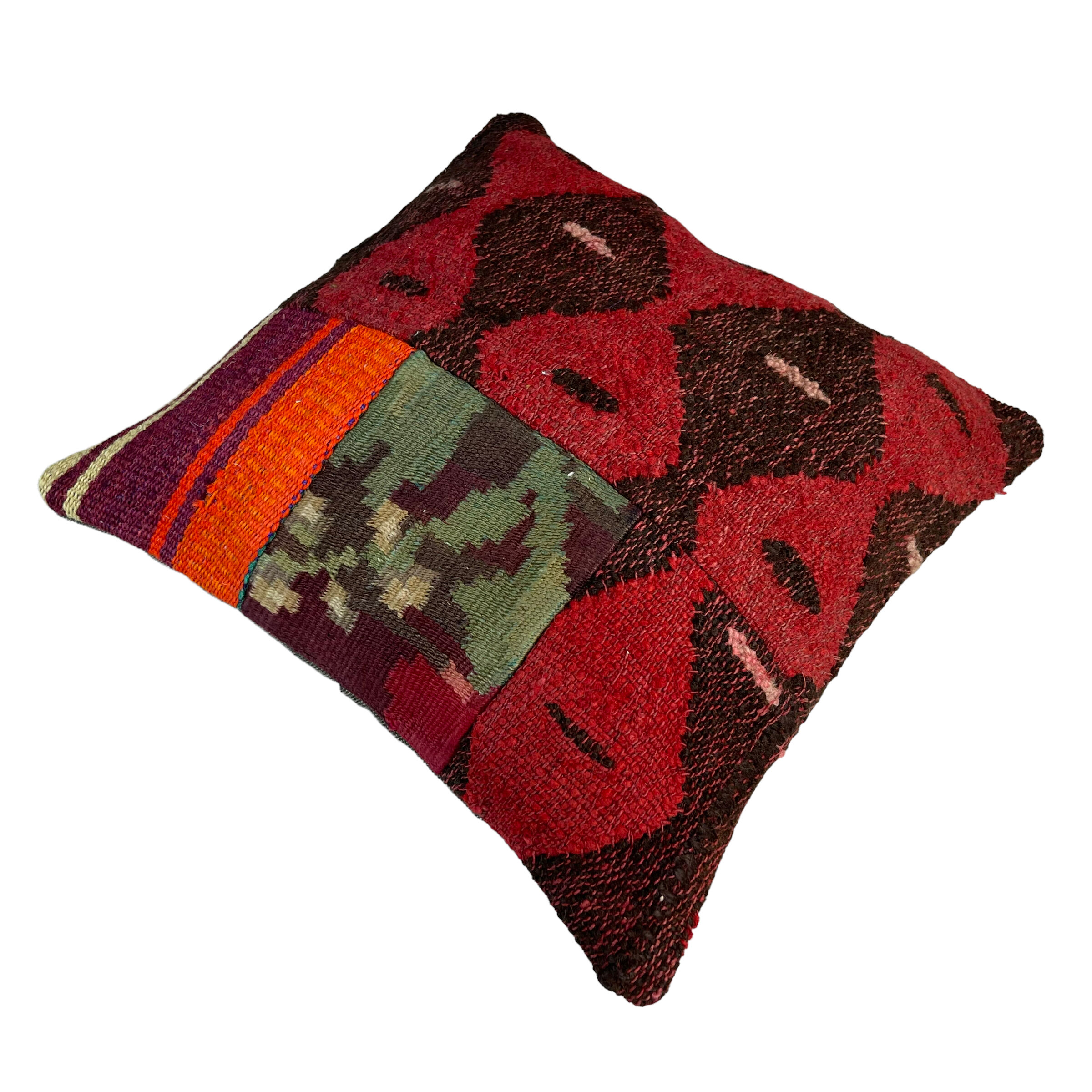 Housse de coussin kilim turc vintage 40 x 40 cm