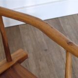 Vintage brutalist chair "Baoulé" 1950