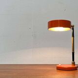 Mid-century minimalist orange table lamp, Italy, 1960s.