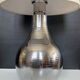 Lampe design en métal chromé