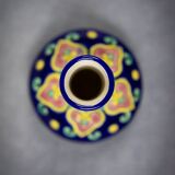 Vase miniature en émaux de Longwy – Style Art Déco