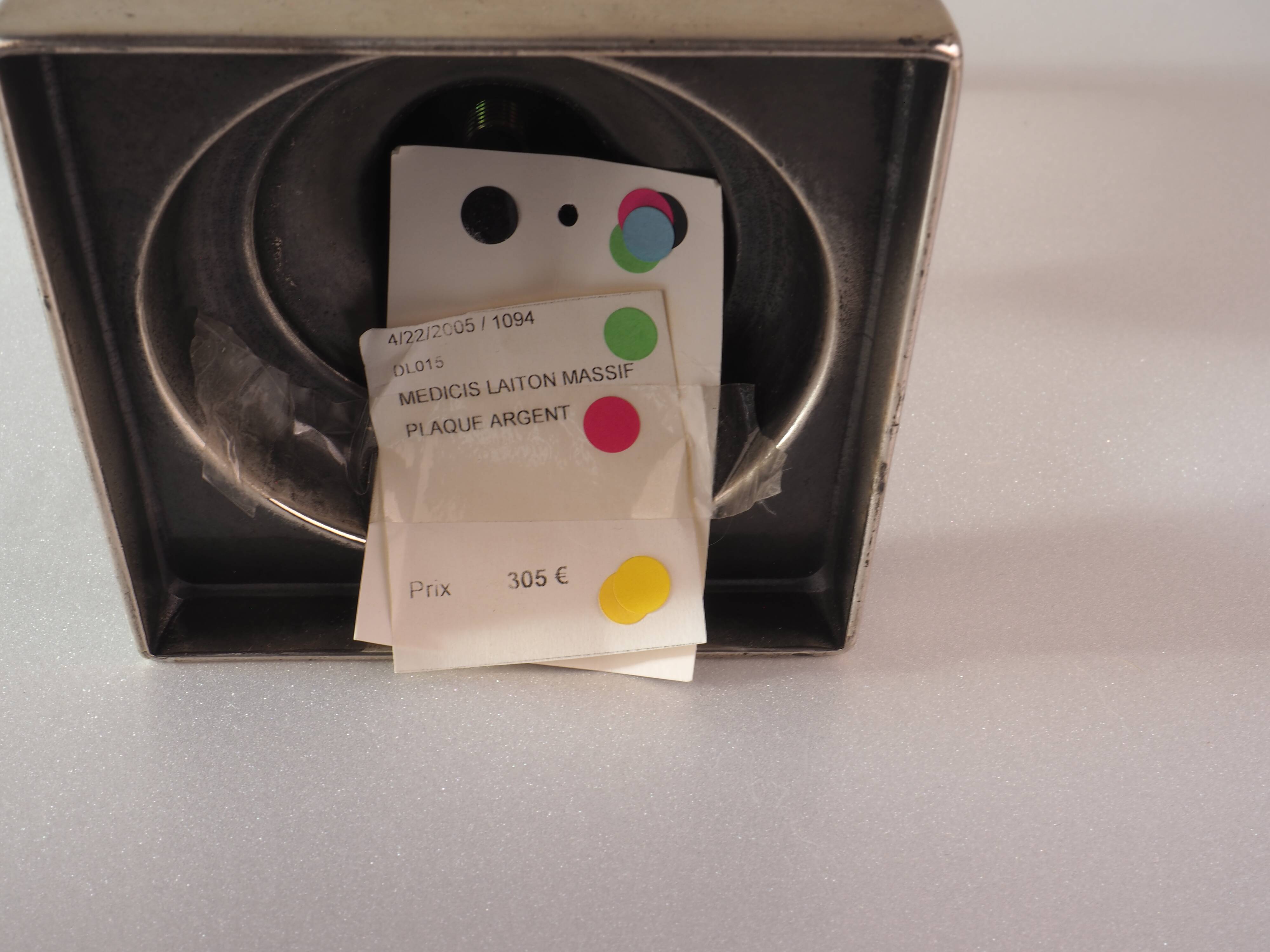 Medici Vase Silver-Plated Brass