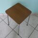 Black streaked brown formica stool 70