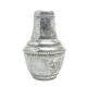 Art Deco vase, silver-plated brass, Sweden, 1930s