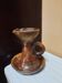 Vintage stoneware candle holder