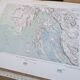 Kvarner Bay, Croatia. Original map printed in 1878.