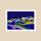 La plagne - limited edition art print (a4)