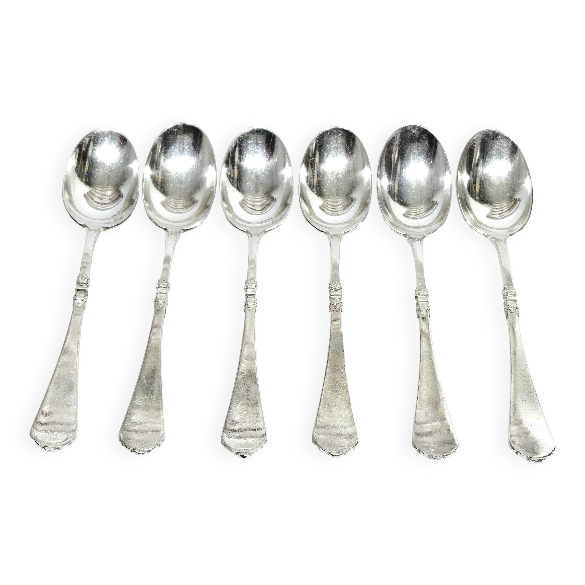 Cardeilhac - 6 teaspoons in solid silver
