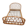 Vintage rattan basket beds