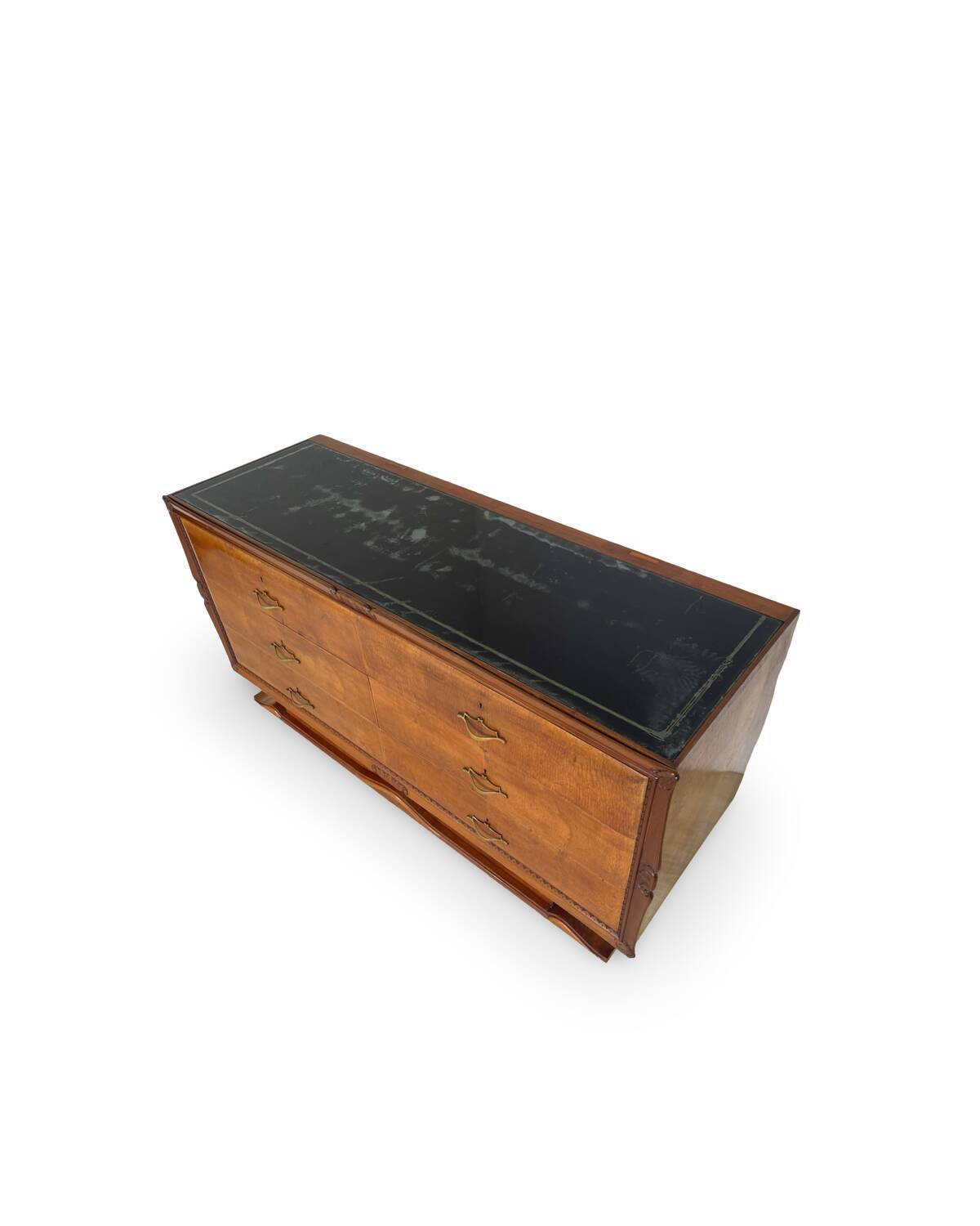 An art deco Italian chest of drawers, Italy 1950s