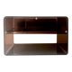 smoked plexiglass bedside / side table by M. Dumas for Roche Bobois, design 1970