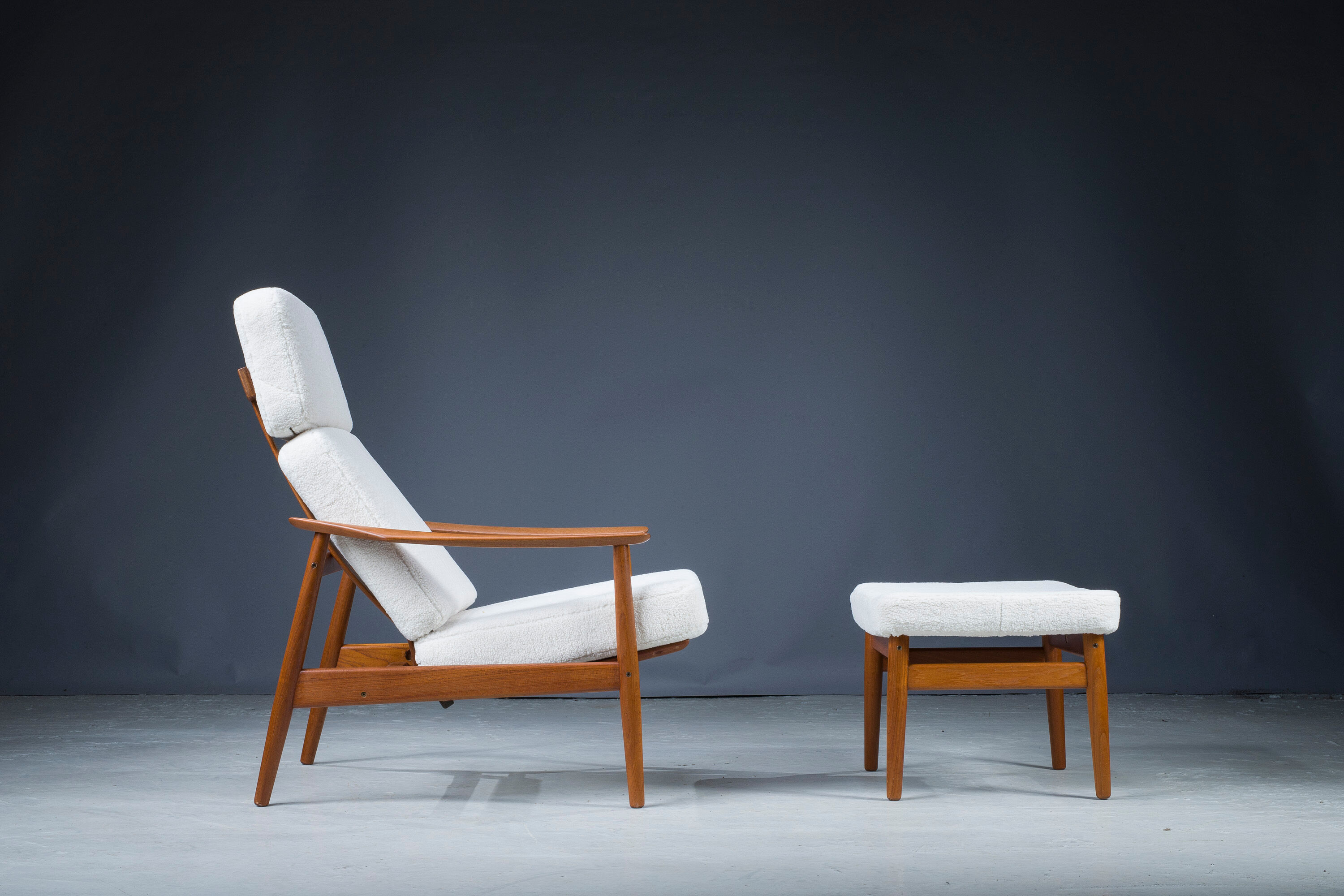 Armchair and ottoman by Arne Vodder for France & Søn