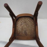 Chaise d'enfant ancienne en bois
