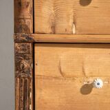 Commode ancienne en bois massif (vers 1920)