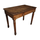 Antique oak table with drawer