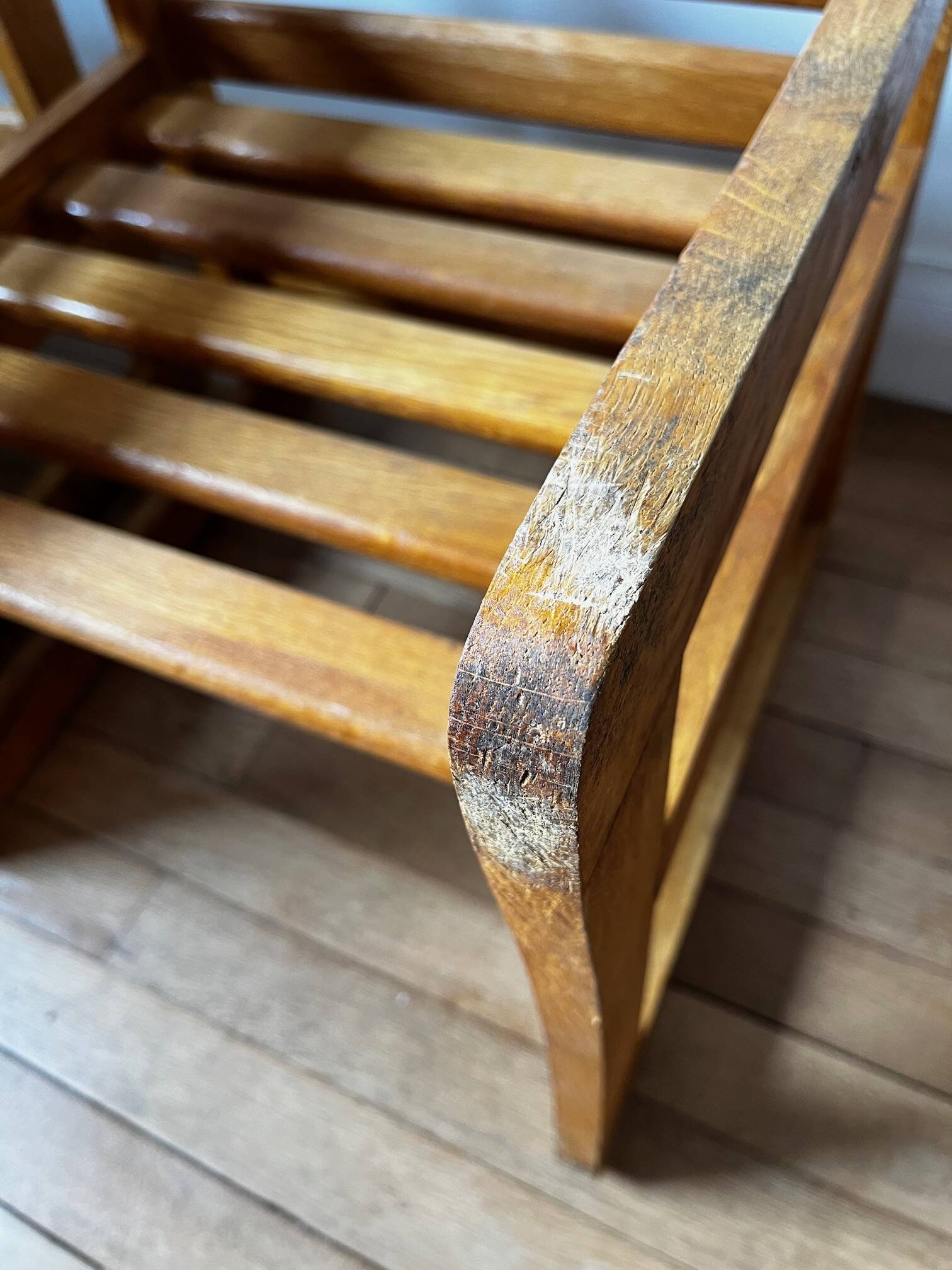 Marcel Gascoin 3-position stool 1950