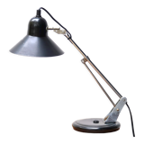 Black articulated desk lamp Aluminor, 60s