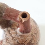 Peruvian stirrup vase with terracotta spout