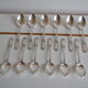 12 tablespoons metal argente orfevre frionnet francois